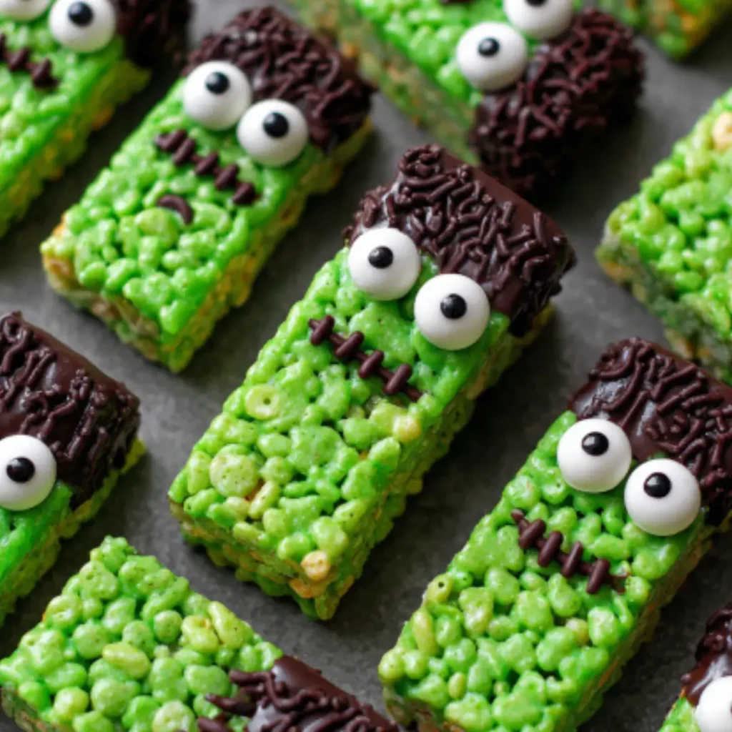 Frankenstein Rice Krispies