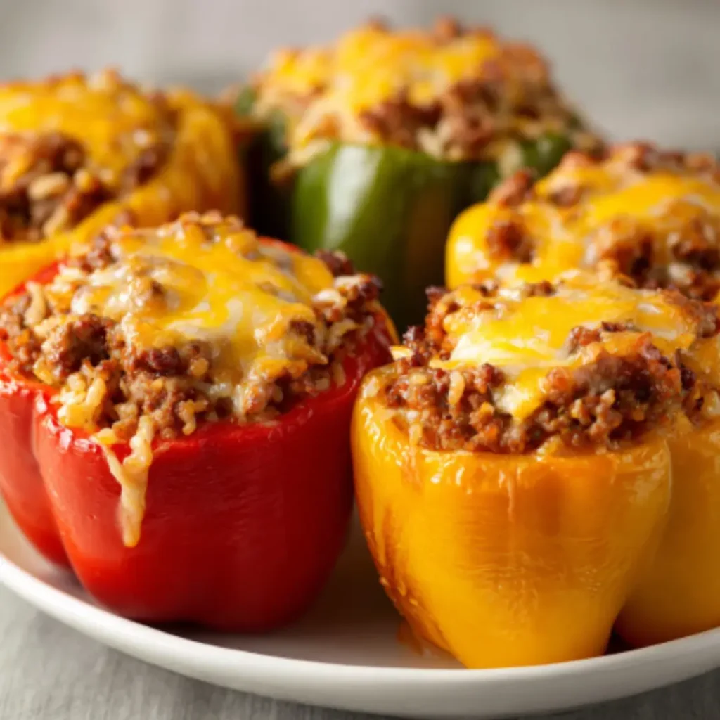 Ground Beef Stuffed Peppers