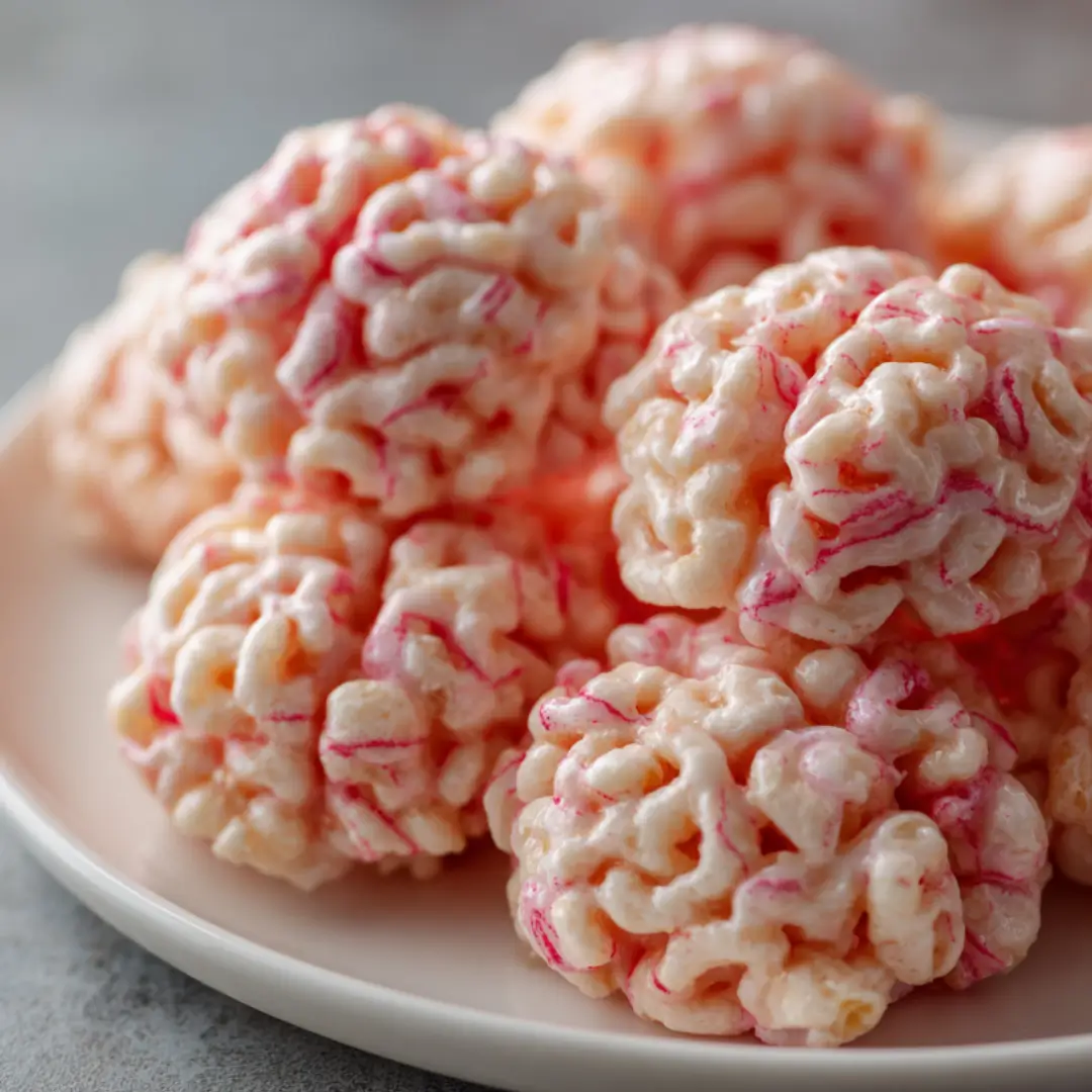 Marshmallow Rice Bubbles Halloween Brains