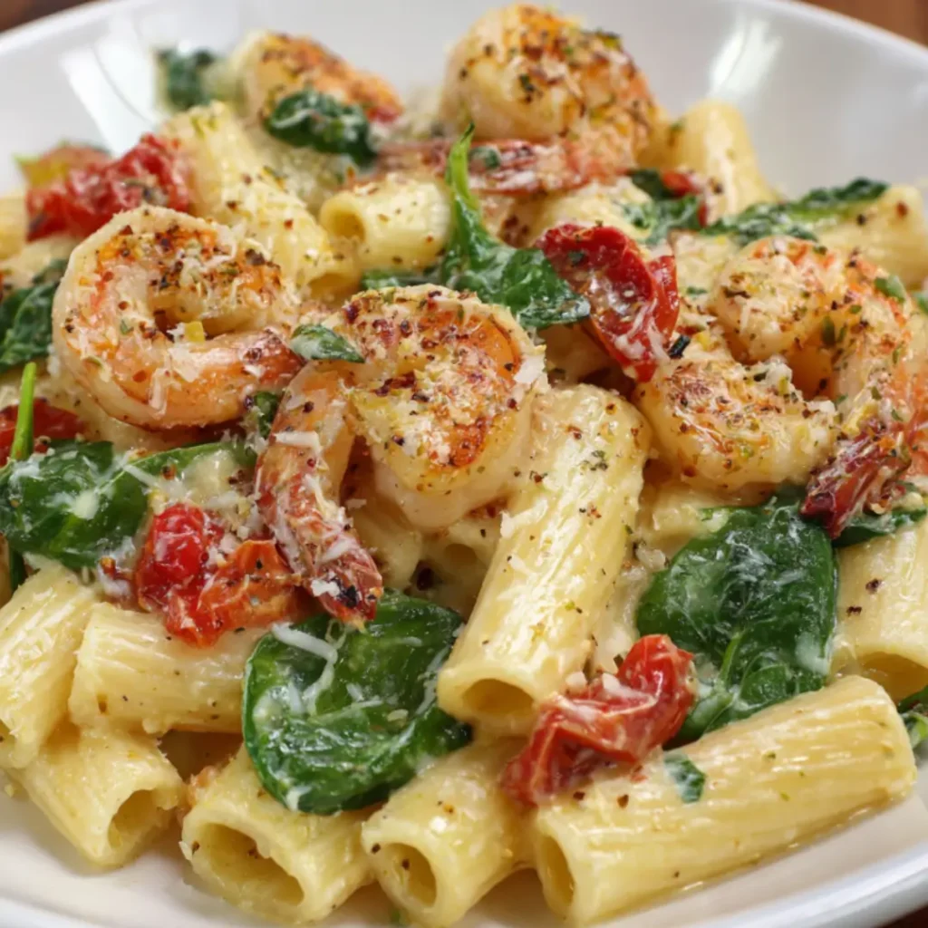 Tuscan Shrimp Pasta