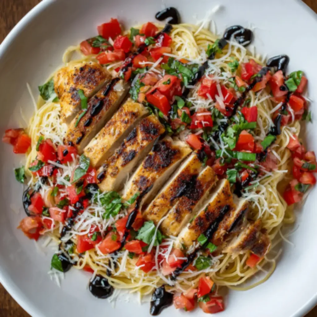 bruschetta chicken pasta