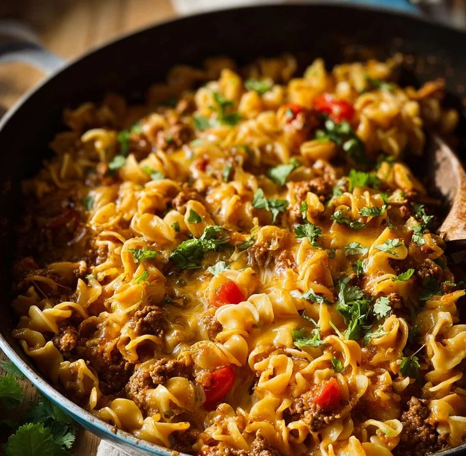 Cheesy Taco Pasta