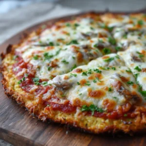 chicken crust pizza