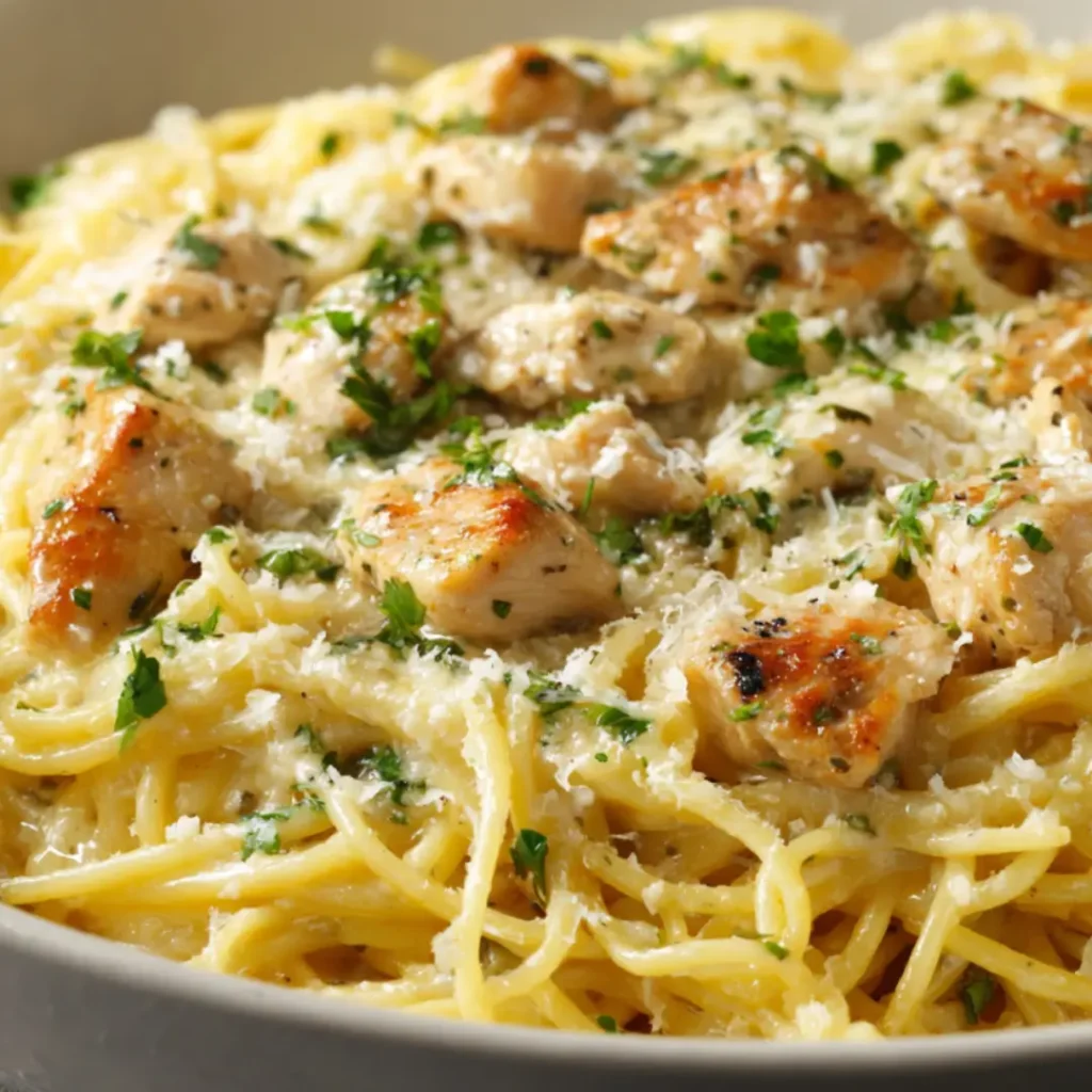 garlic chicken pasta