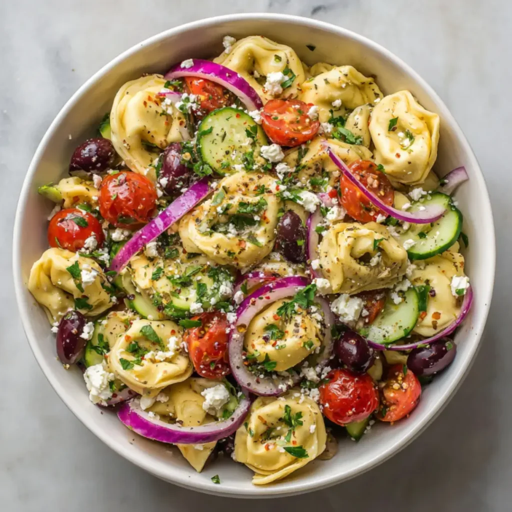 greek tortellini pasta salad