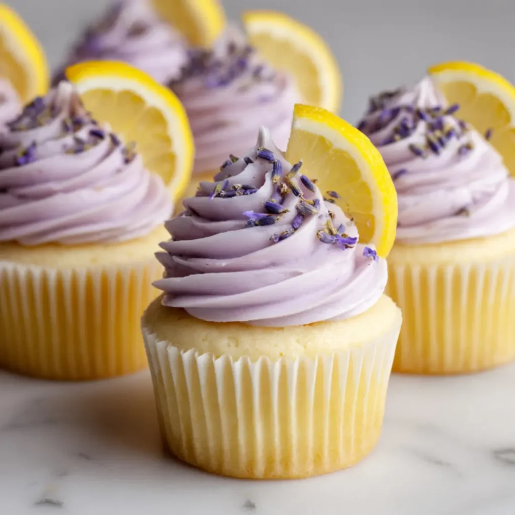 lemon lavender cupcakes