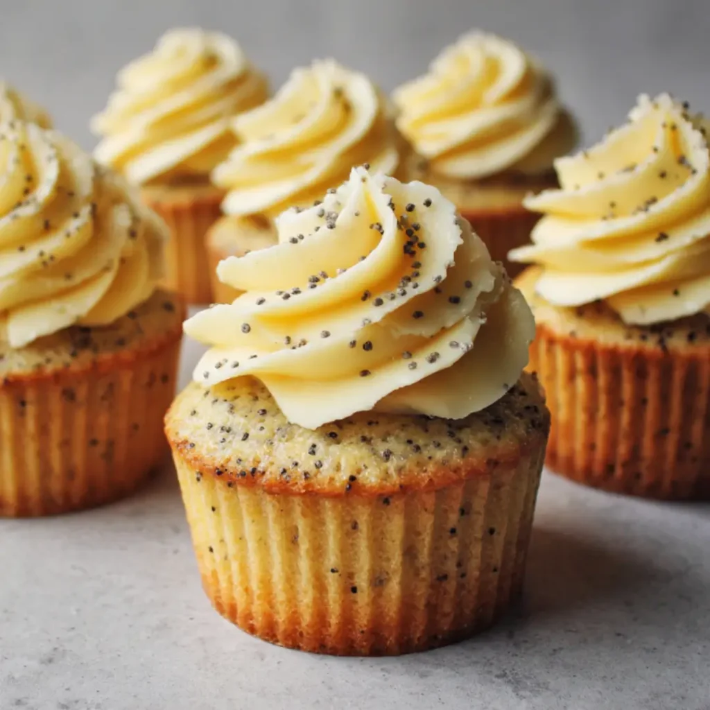 lemon poppyseed cupcakes
