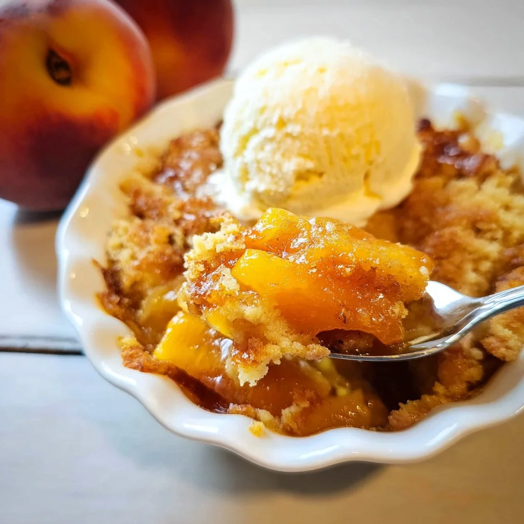 Peach Dump Cake