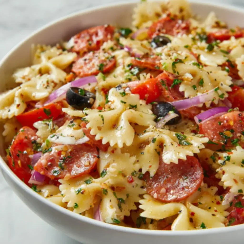 pizza pasta salad