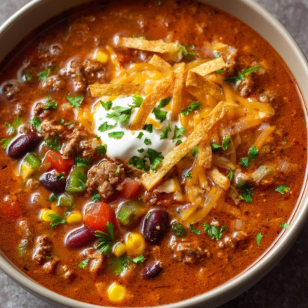 beef enchilada soup