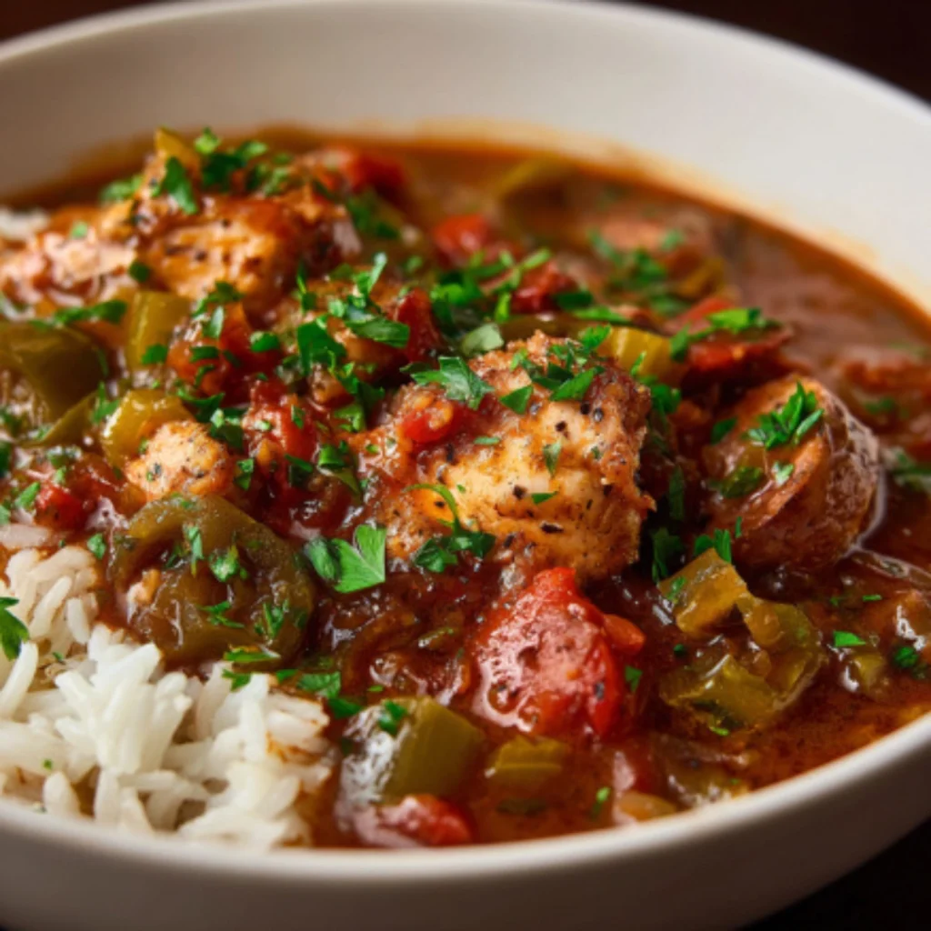chicken and sausage gumbo