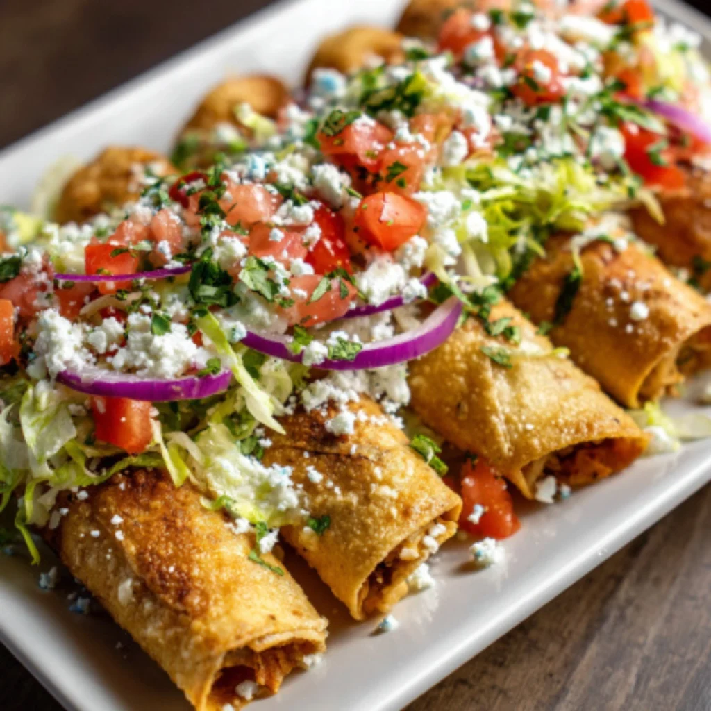 chicken flautas