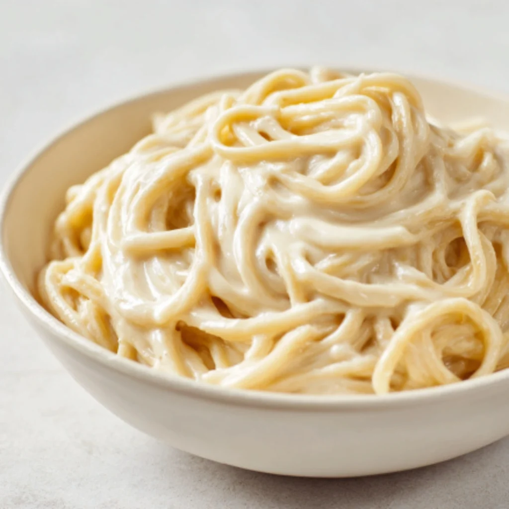 Creamy Cashew Alfredo Pasta