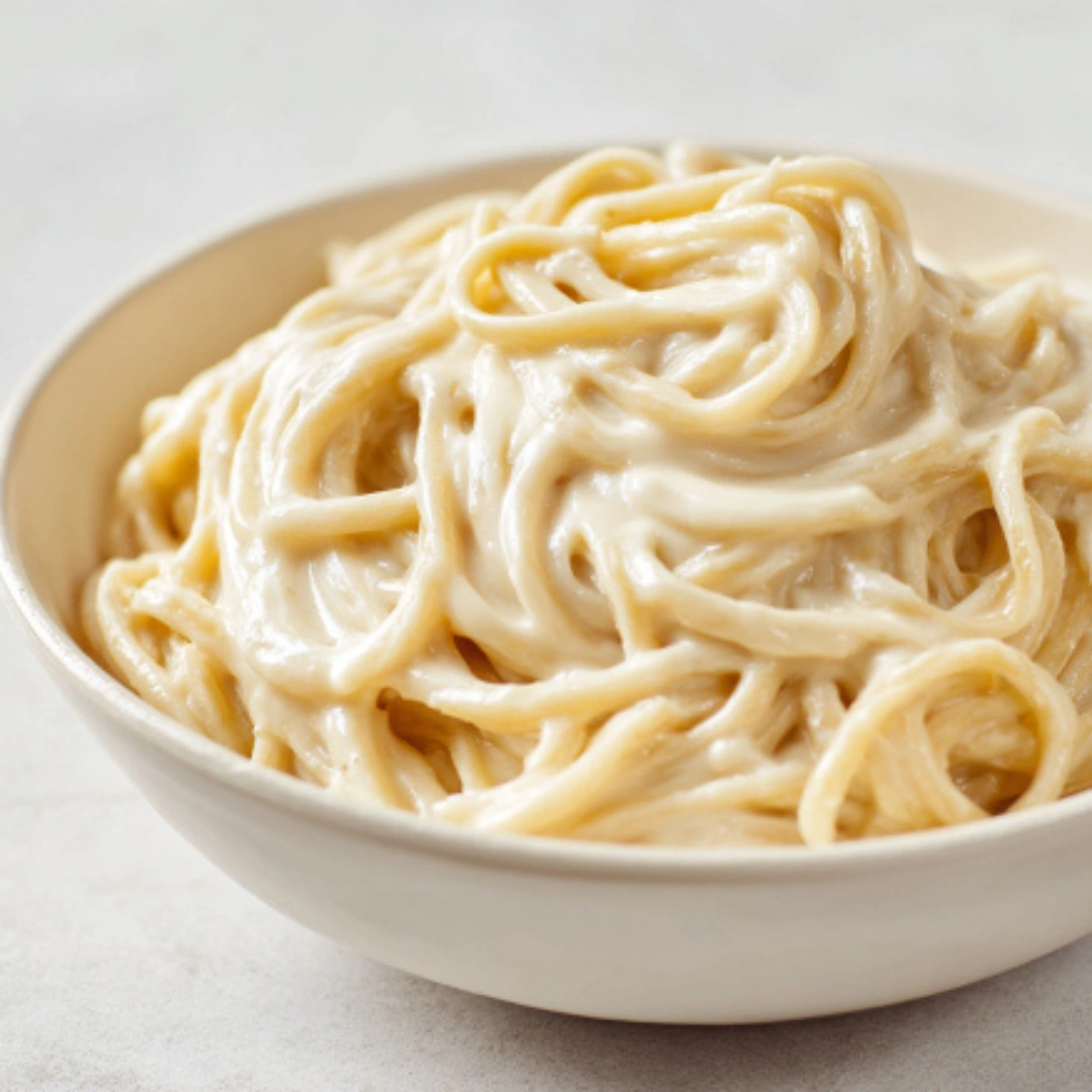 Creamy Cashew Alfredo Pasta