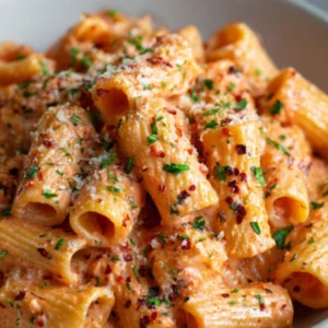 Creamy Tomato Rigatoni Pasta