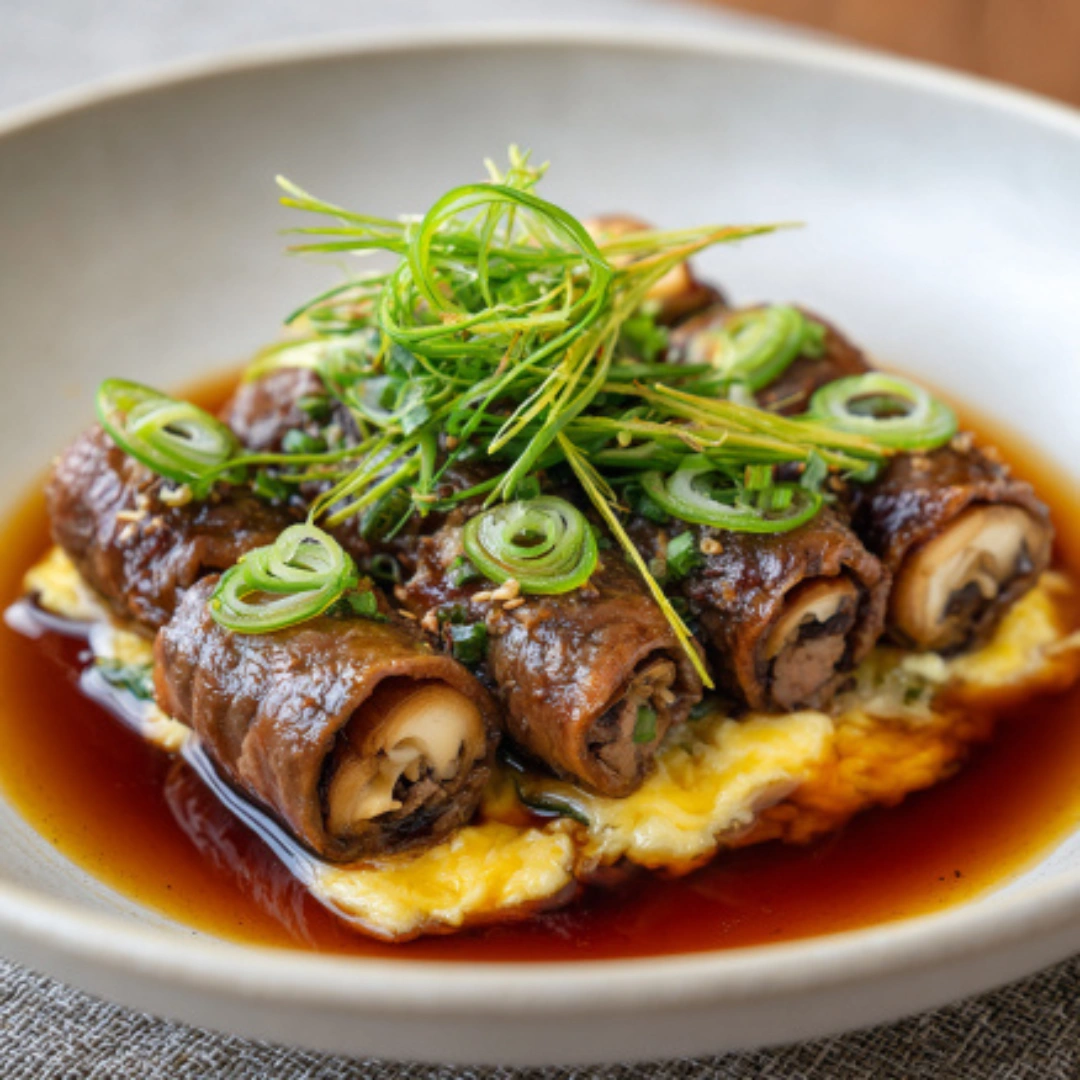 Enoki Beef Rolls