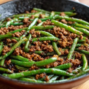 Green Beans and Ground Beef