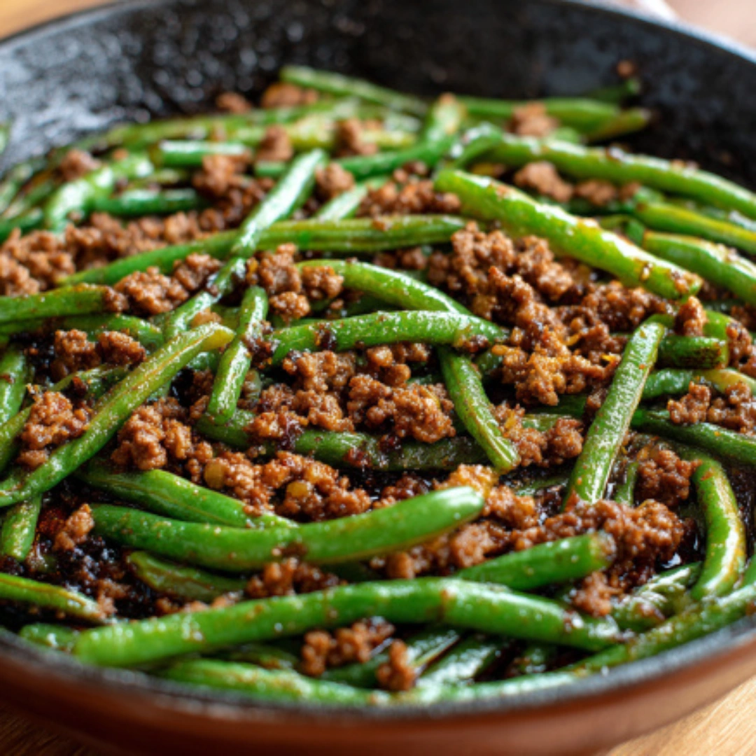 Green Beans and Ground Beef