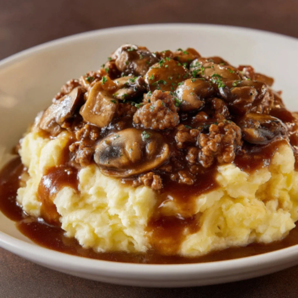 ground beef and mashed potatoes recipe