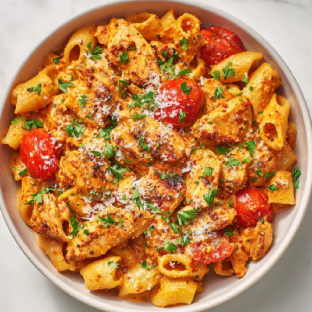 Harissa Chicken Pasta