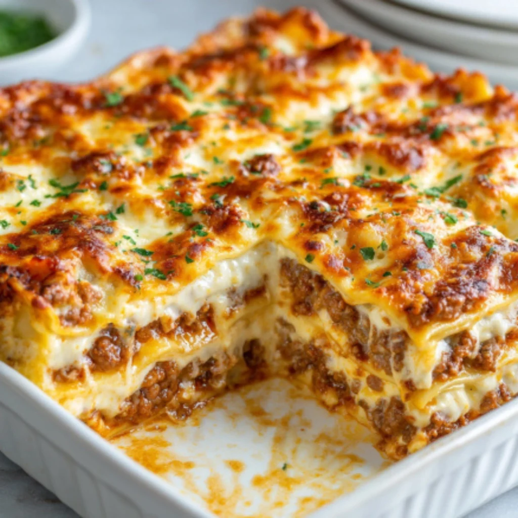 lasagna with bechamel sauce