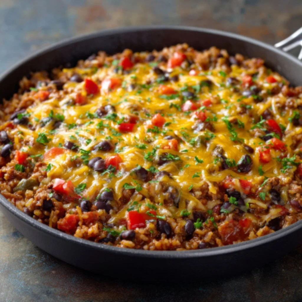 Mexican Ground Beef Skillet