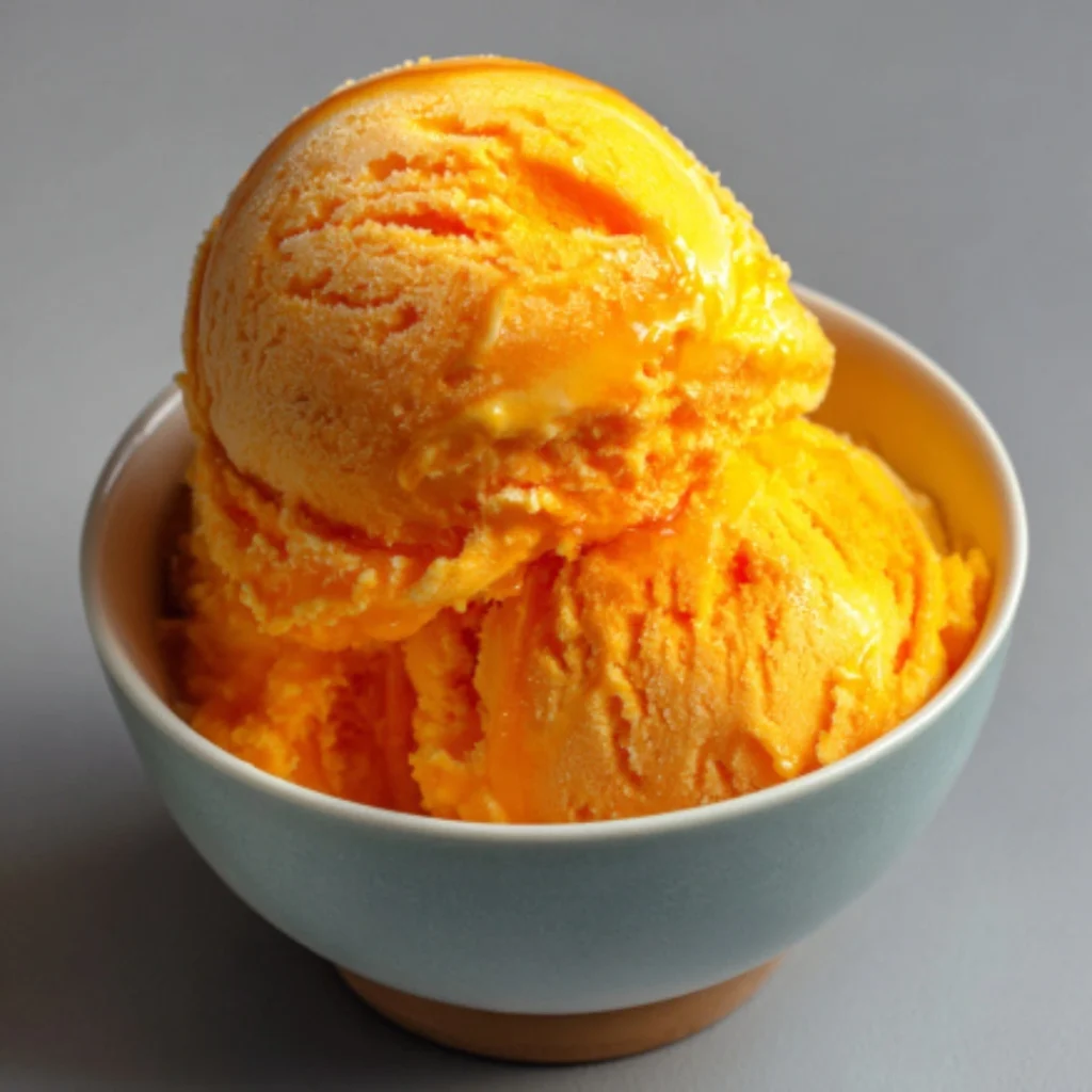 orange ice cream