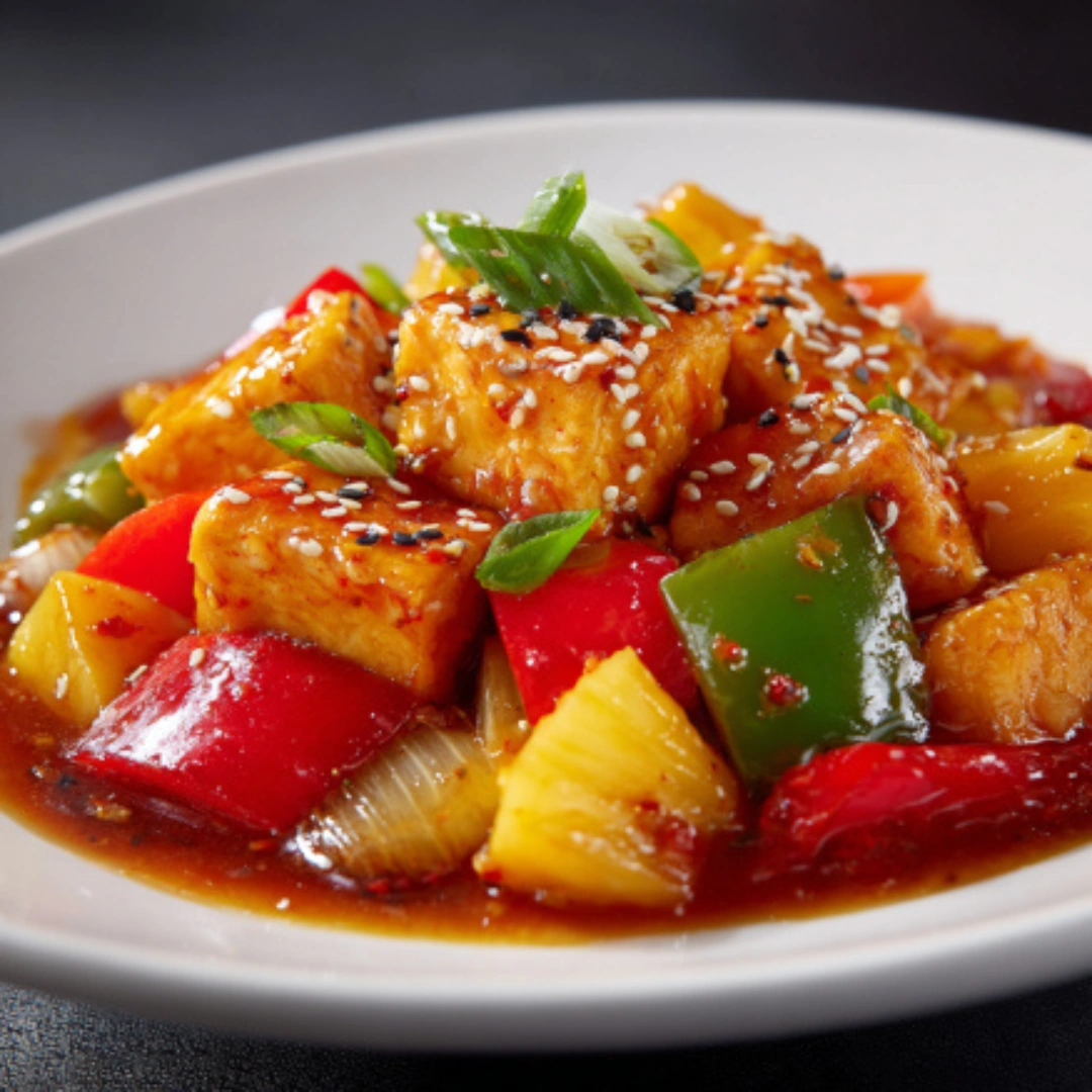 sweet and sour tofu
