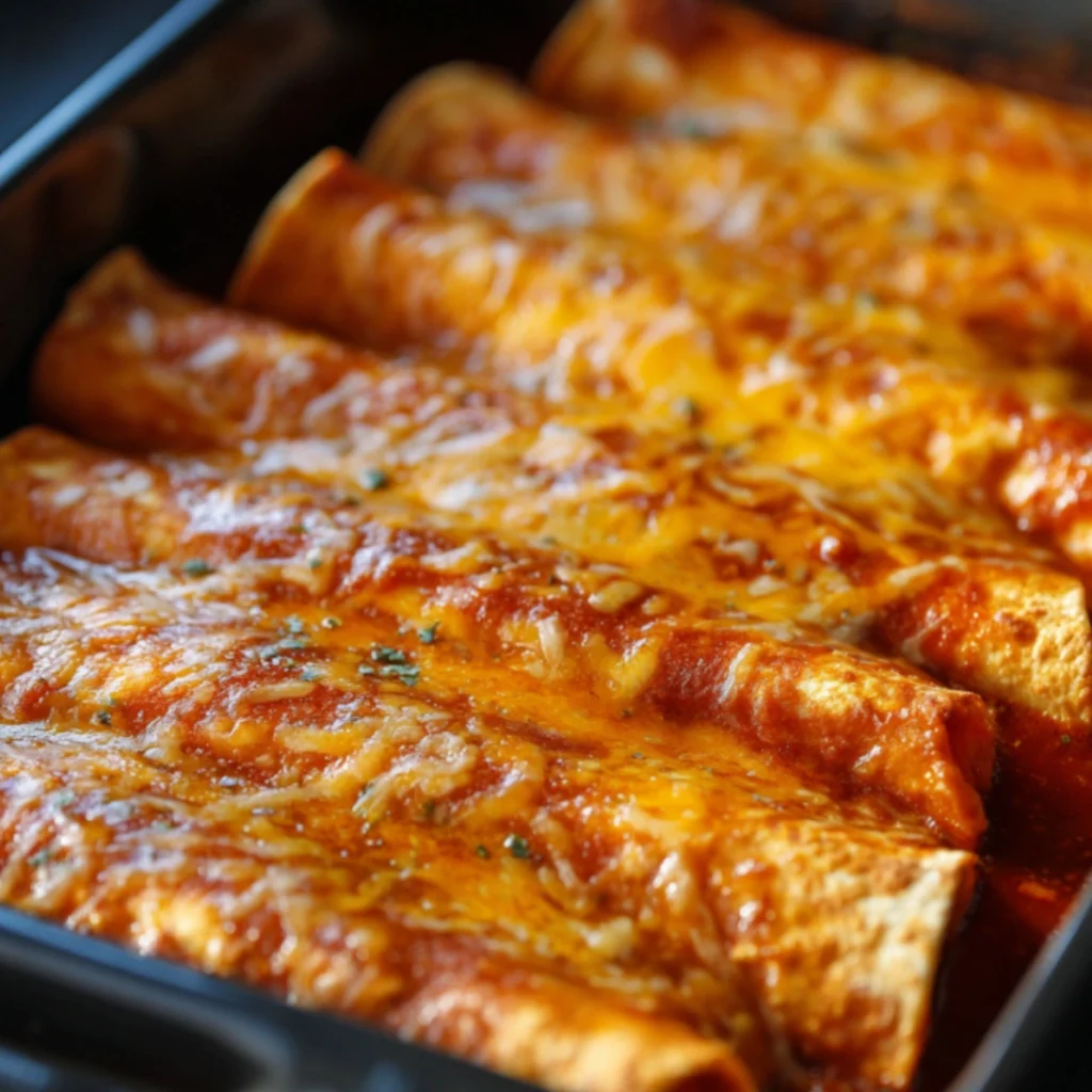 Sweet Potato Black Bean Enchiladas