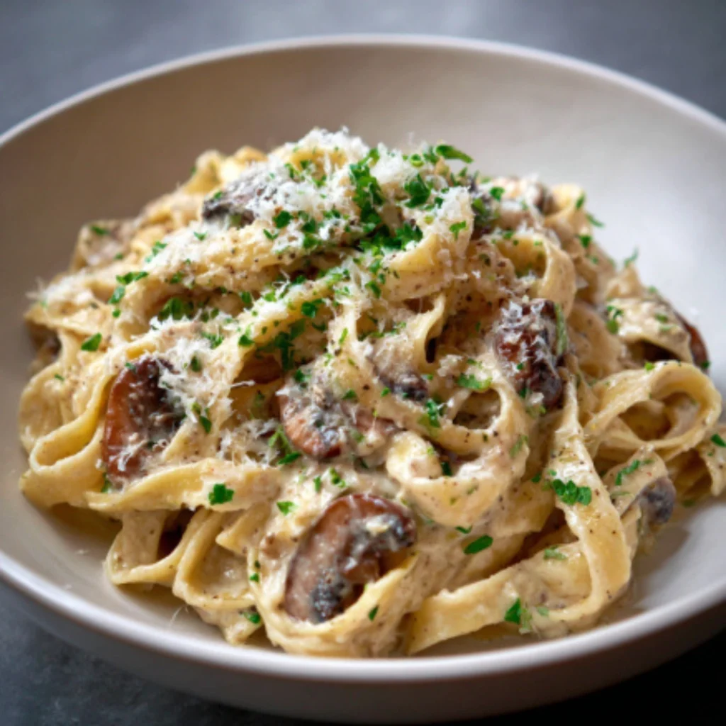 Truffle Mushroom Alfredo
