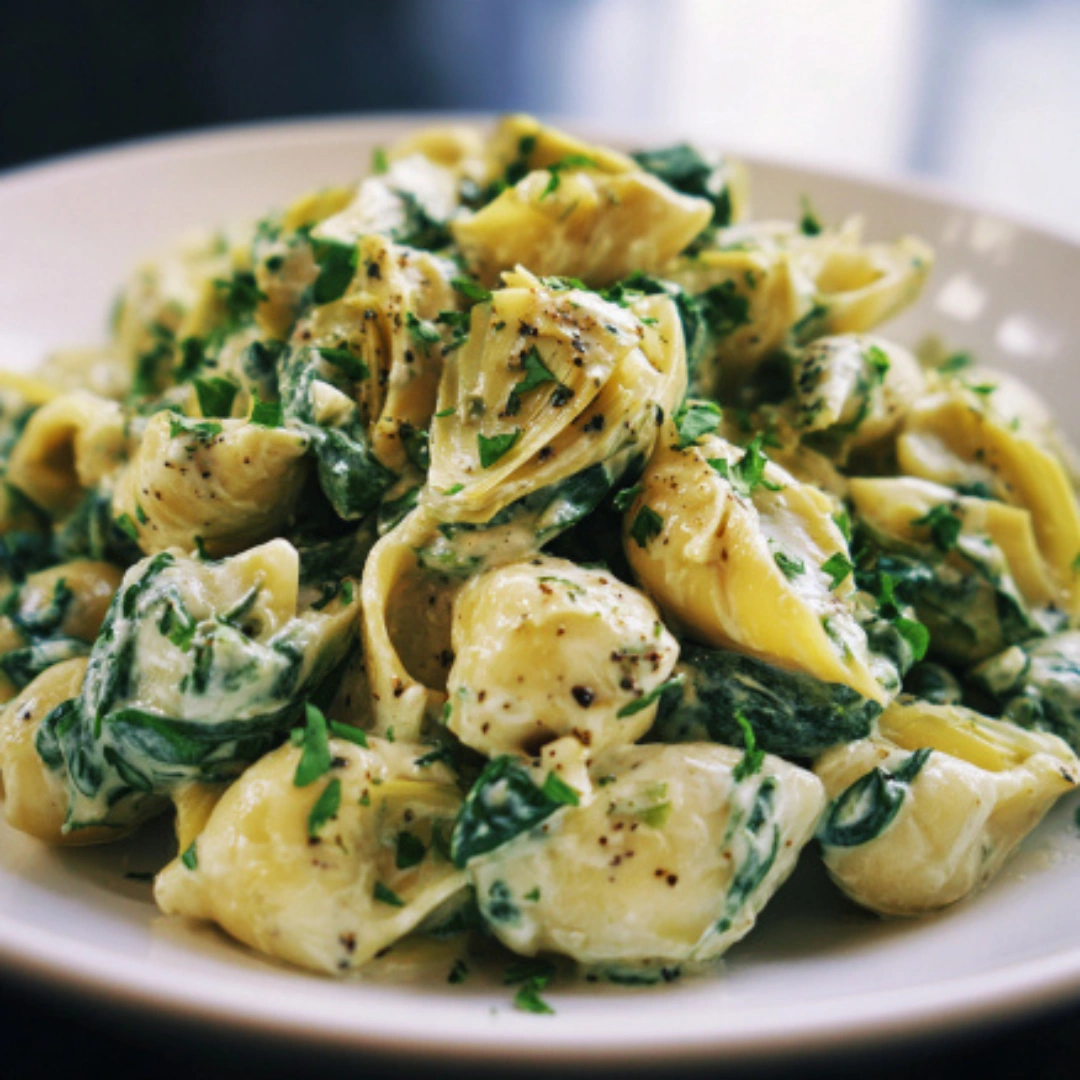 Vegan Spinach Artichoke Pasta