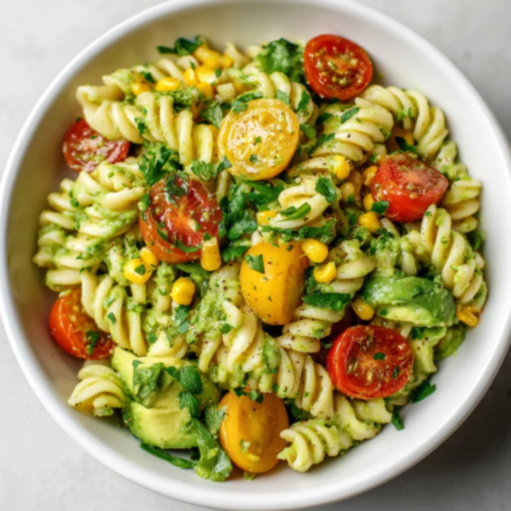 avocado pasta salad