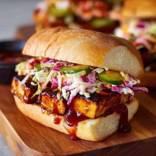 BBQ Tofu Sandwich