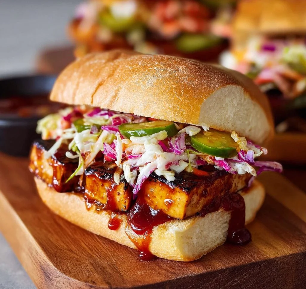 BBQ Tofu Sandwich