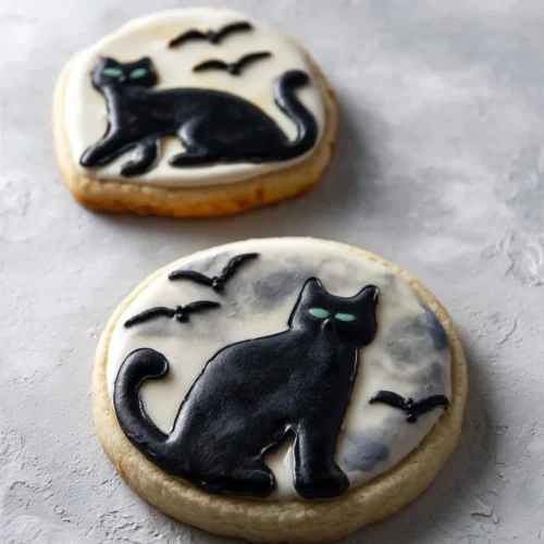 Black Cat Sugar Cookies