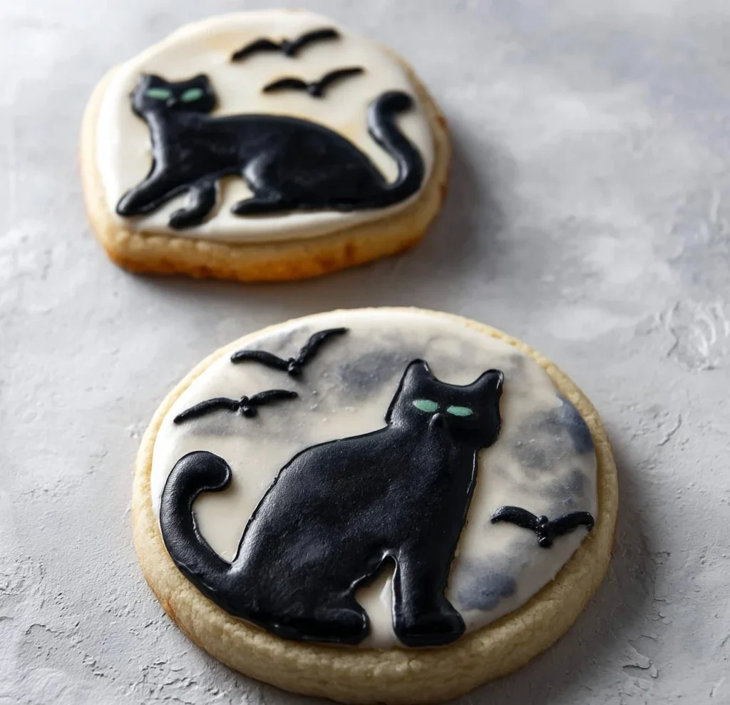 Black Cat Sugar Cookies