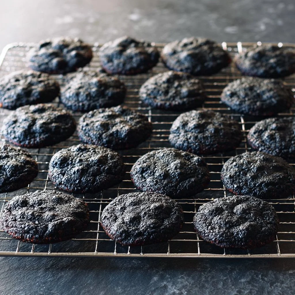 Black Magic Chocolate Chip Cookies