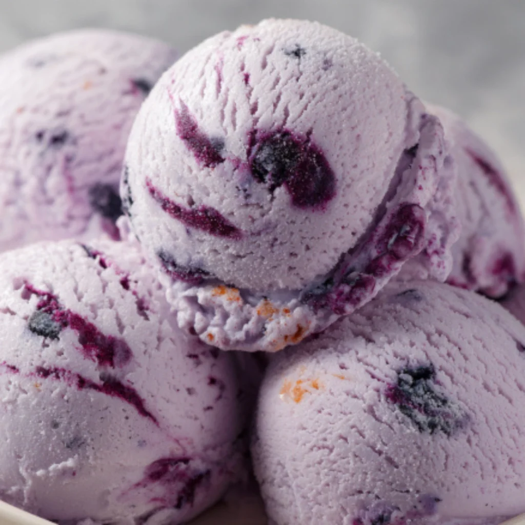 blueberry ice cream