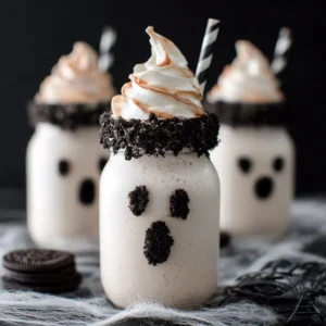 Boo-nilla Ghost Milkshakes