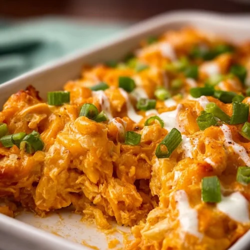 Buffalo Chicken Casserole