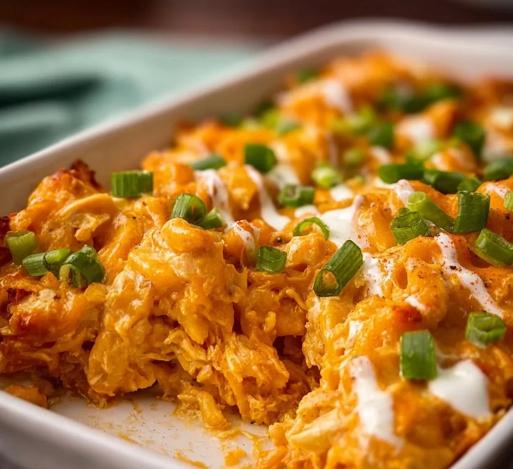 Buffalo Chicken Casserole