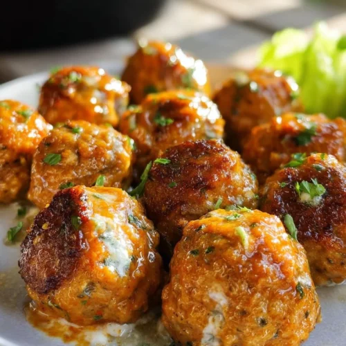 Buffalo Chicken Meatballs