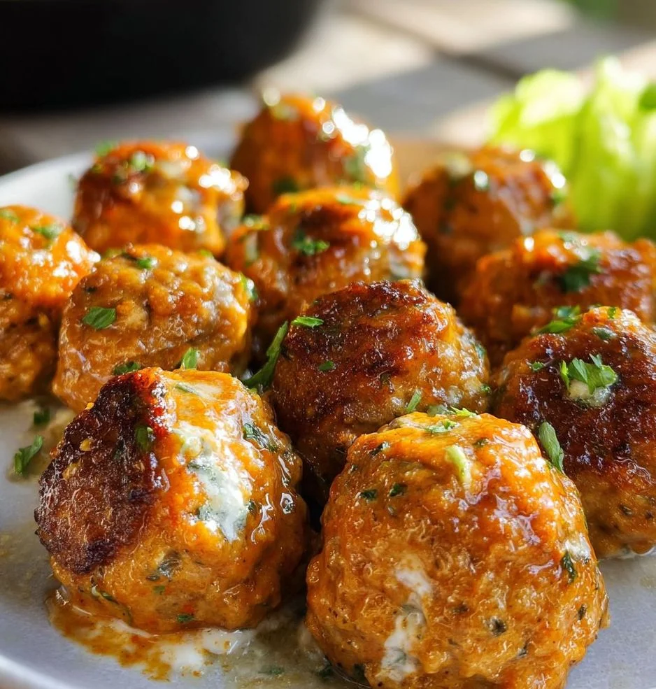 Buffalo Chicken Meatballs