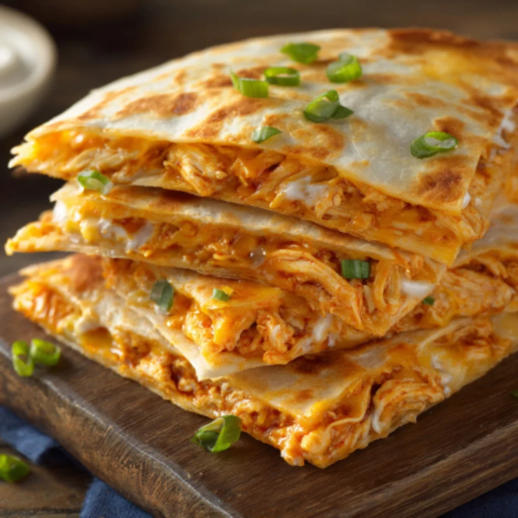 buffalo chicken quesadilla