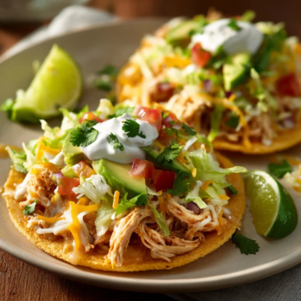 chicken tostadas