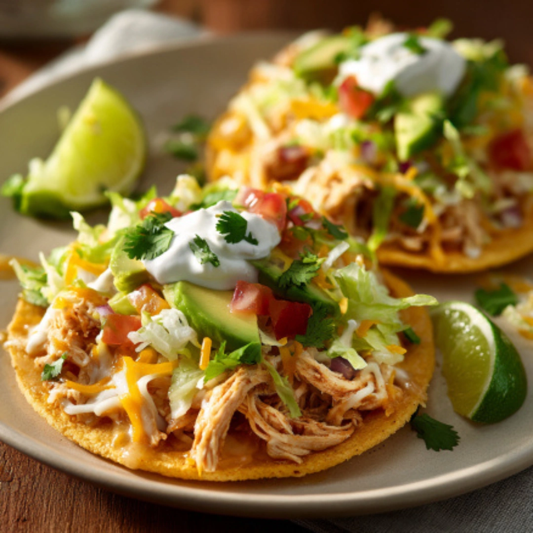 chicken tostadas