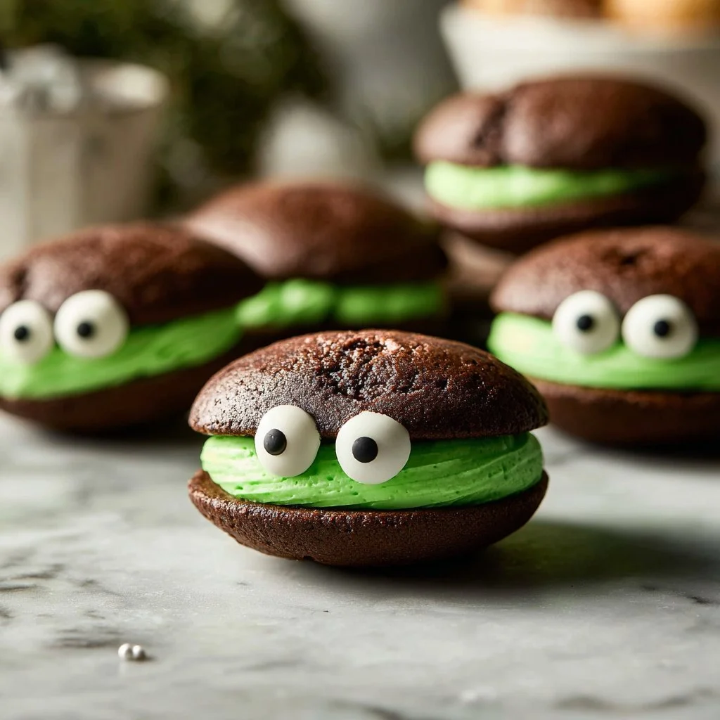 Chocolate Whoopie Pie Monsters