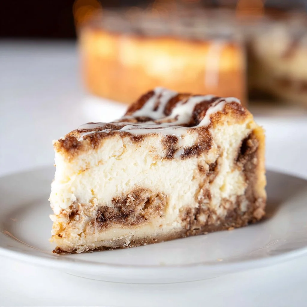 Cinnamon Roll Cheesecake
