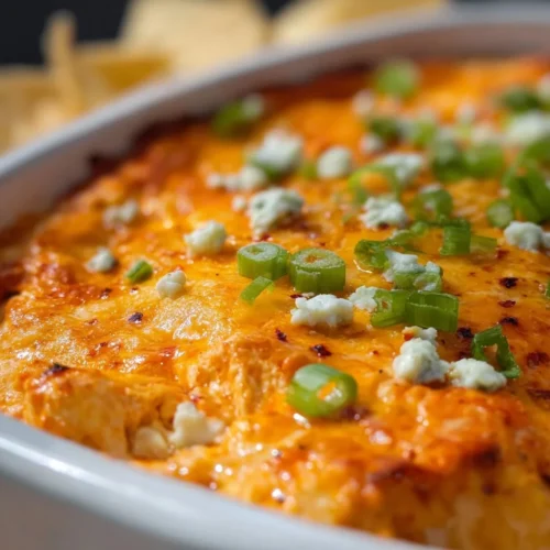 Cottage Cheese Buffalo Chicken Dip recipe