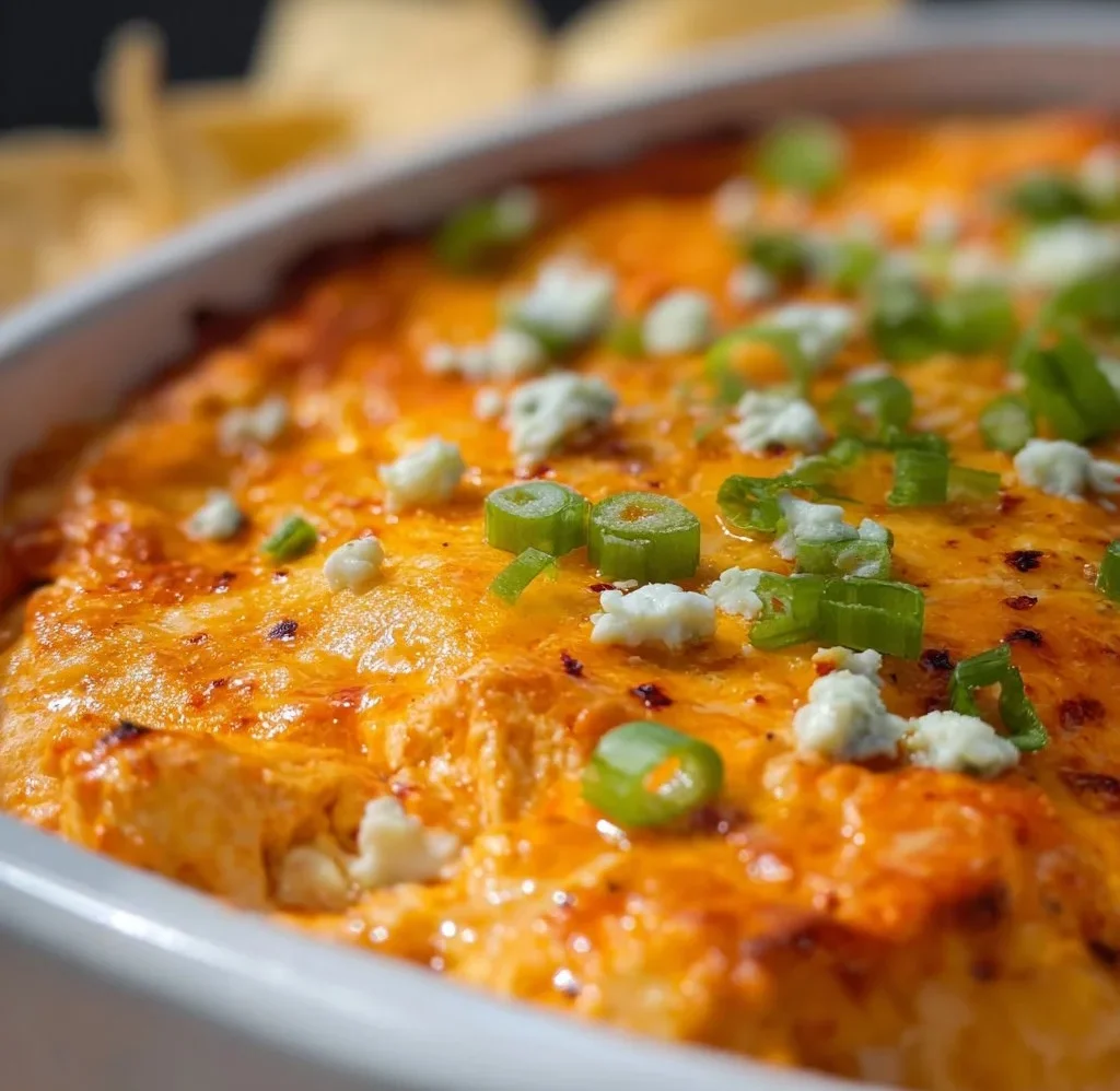 Cottage Cheese Buffalo Chicken Dip recipe